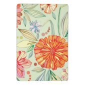 Muster mit Astern Mini Klemmbrett (Rückseite)