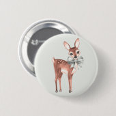 Muster mit Babyreh 1 Button (Vorne & Hinten)