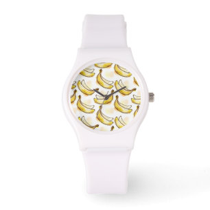 Muster mit Banane Armbanduhr