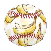 Muster mit Banane Baseball (Rückseite)