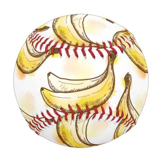 Muster mit Banane Baseball (Vorderseite)
