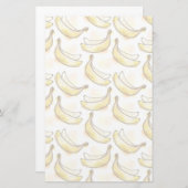 Muster mit Banane Briefpapier (Vorne/Hinten)