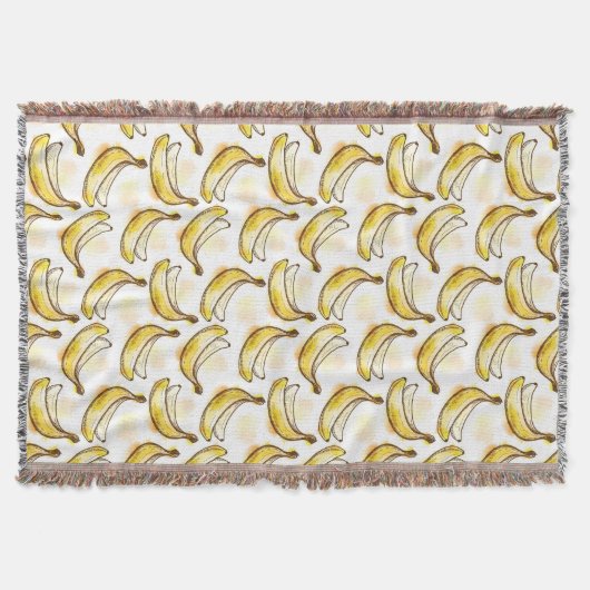Muster mit Banane Decke (Vorderseite)