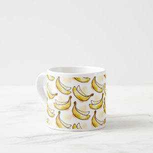 Muster mit Banane Espressotasse