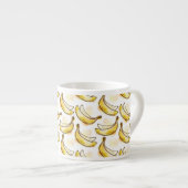 Muster mit Banane Espressotasse (Vorderseite Rechts)