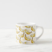 Muster mit Banane Espressotasse (Rechts)