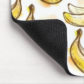 Muster mit Banane Mousepad (Ecke)