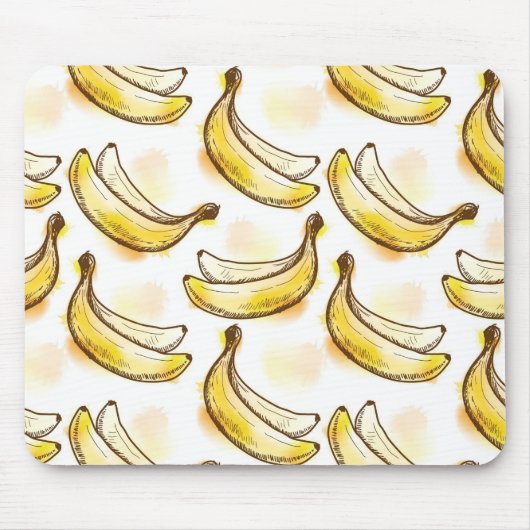 Muster mit Banane Mousepad (Vorne)