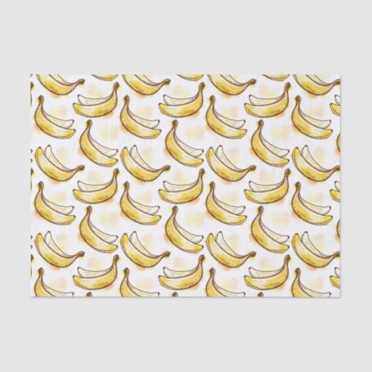 Muster mit Banane Seidenpapier (Vorderseite)