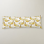 Muster mit Banane Seitenschläferkissen (Rückseite)