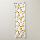 Muster mit Banane Seitenschläferkissen (Rückseite (Vertikal))
