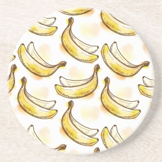 Muster mit Banane Untersetzer (Vorne)