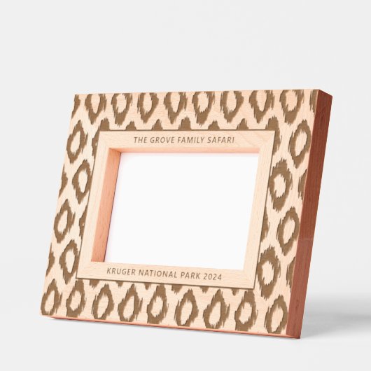 Muster mit benutzerdefiniertem Text Geätzte Rahmen (Links)