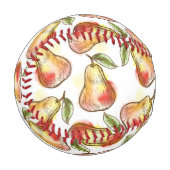 Muster mit Birne Baseball (Vorderseite Links)