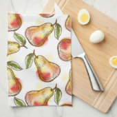 Muster mit Birne Handtuch (Viertel Falte)