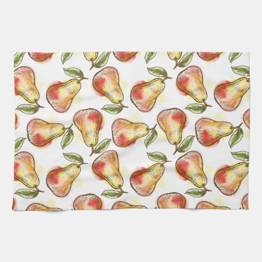 Muster mit Birne Handtuch (Horizontal)