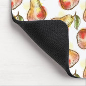 Muster mit Birne Mousepad (Ecke)