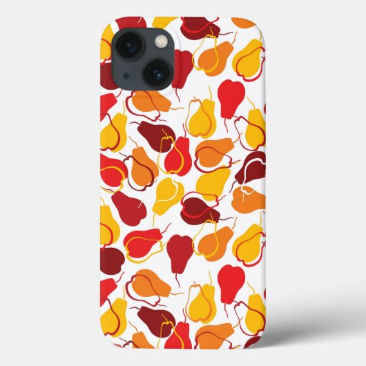 Muster mit Birnen Case-Mate iPhone Hülle (Rückseite)