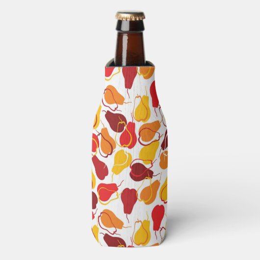 Muster mit Birnen Flaschenkühler (Flaschenvorderseite)
