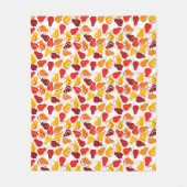 Muster mit Birnen Fleecedecke (Vorderseite)