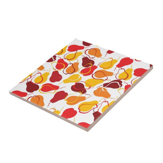 Muster mit Birnen Fliese (Seite)