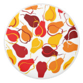 Muster mit Birnen Keramikknauf (Vorderseite)