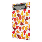 Muster mit Birnen Mini Klemmbrett (Gewinkelt2)