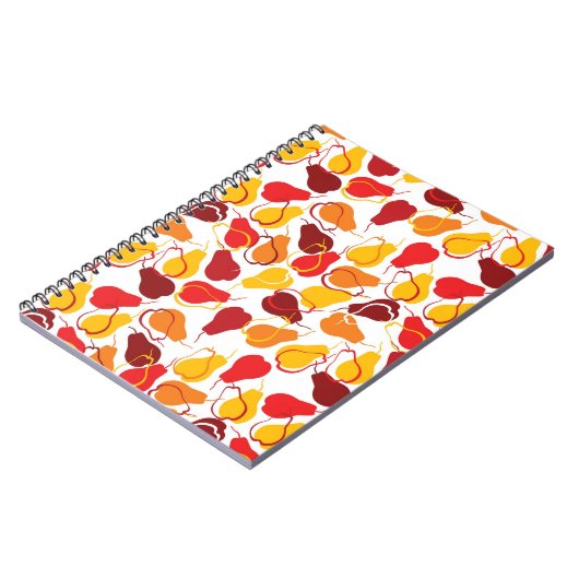 Muster mit Birnen Notizblock (Linke Seite)