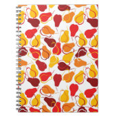 Muster mit Birnen Notizblock (Vorderseite)