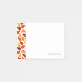 Muster mit Birnen Post-it Klebezettel (Vorderseite)