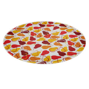 Muster mit Birnen Schneidebrett