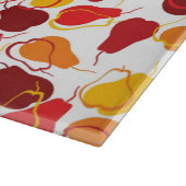 Muster mit Birnen Schneidebrett (Ecke)