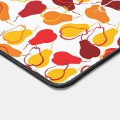 Muster mit Birnen Schreibtischunterlage (Ecke)