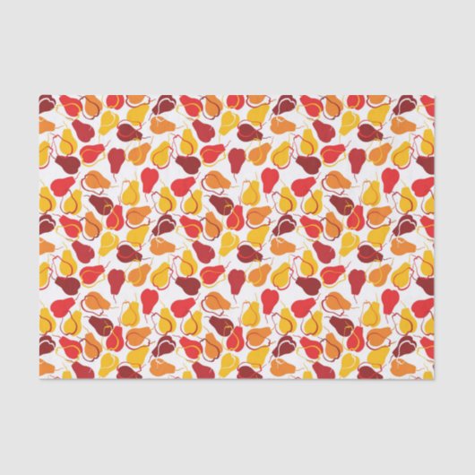 Muster mit Birnen Seidenpapier (Vorderseite)