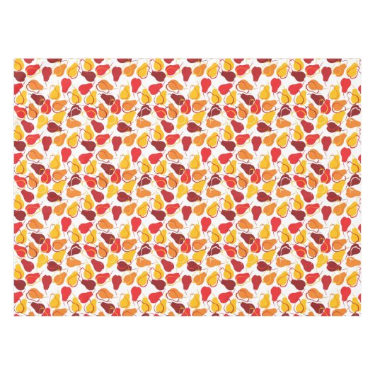 Muster mit Birnen Tischdecke (Vorderseite (Horizontal))