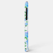Muster mit blauen Blume Case-Mate iPhone Hülle (Hinten/Links)