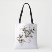 Muster mit Blume Tasche (Vorderseite)