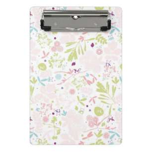 Muster mit Blumenmuster Mini Klemmbrett