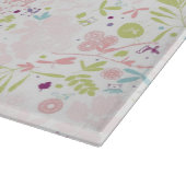 Muster mit Blumenmuster Schneidebrett (Ecke)