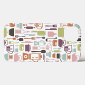 Muster mit bunten kochenden Ikonen Case-Mate iPhone Hülle (Rückseite (Horizontal))