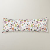 Muster mit bunten kochenden Ikonen Seitenschläferkissen (Vorderseite)