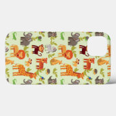 Muster mit Cartoon Case-Mate iPhone Hülle (Rückseite (Horizontal))