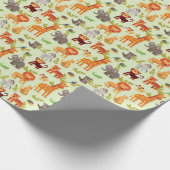 Muster mit Cartoon Geschenkpapier (Ecke)