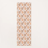 Muster mit Cartoon-Muscheln mit Doodle-Namen Yogamatte (Vorderseite)