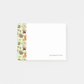 Muster mit Cartoon Post-it Klebezettel (Vorderseite)