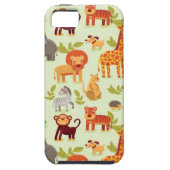 Muster mit Cartoon-Tieren Case-Mate iPhone Hülle (Rückseite)