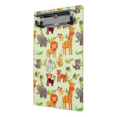 Muster mit Cartoon-Tieren Mini Klemmbrett (Gewinkelt2)