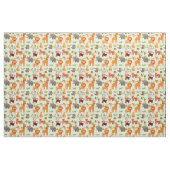 Muster mit Cartoon-Tieren Stoff (Fat Quarter (45,7 x 55,9 cm))