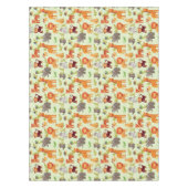 Muster mit Cartoon-Tieren Tischdecke (Vorderseite)