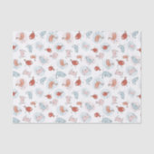 Muster mit Cartoonvögeln Seidenpapier (Vorderseite)